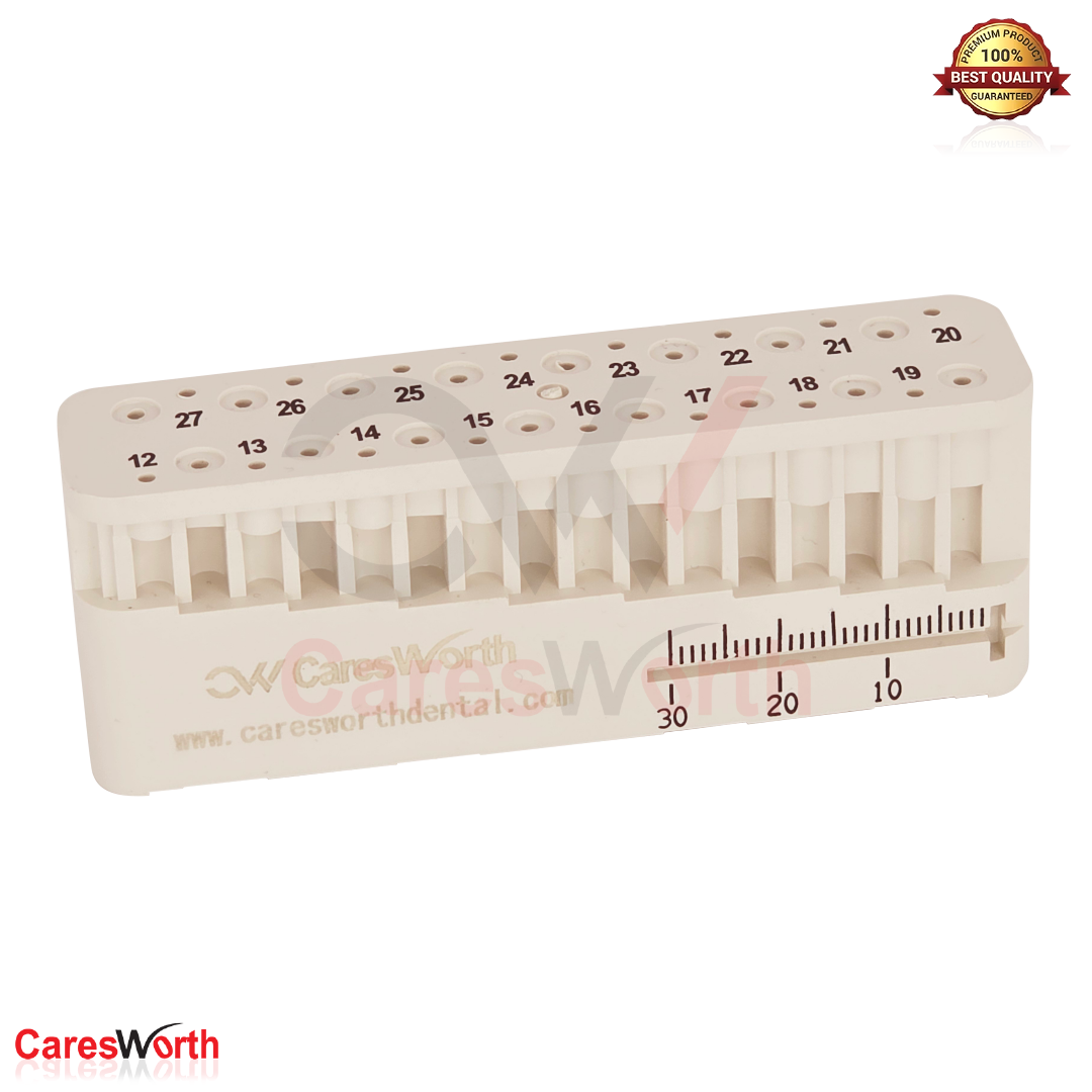 Ico File Measure Dental Endodontic Endo Measuring Block, Drills, Burs, File Measurement