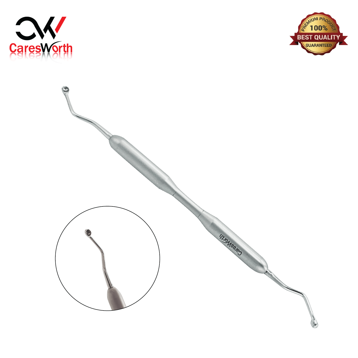 Set Of 10 Dental Excavators #17 - Double Ended Spoon Dental Instruments