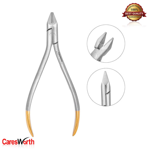 Pince Coupante Distale Orthodontie - Acier Inoxydable, Sécurité TC, Pour Laboratoire