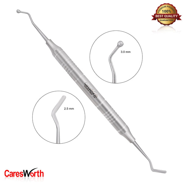 Dental Plastic Filling Instrument Double Ended, PFI 4, Ball Burnishers ...