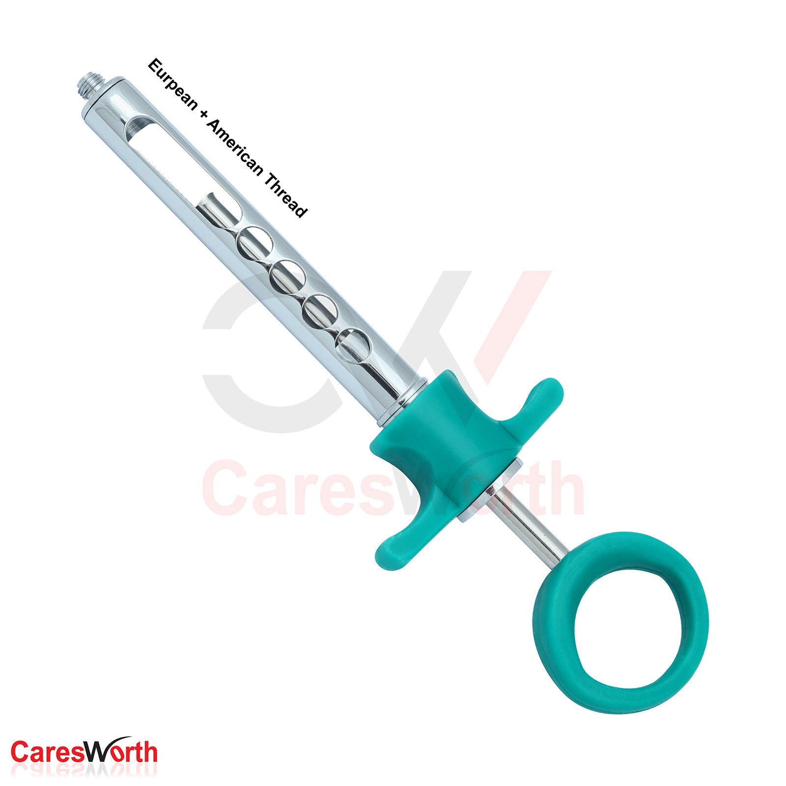 Syringe Thread Dental Cito-Jet 1.8ml Syringes Black Titanium Coated