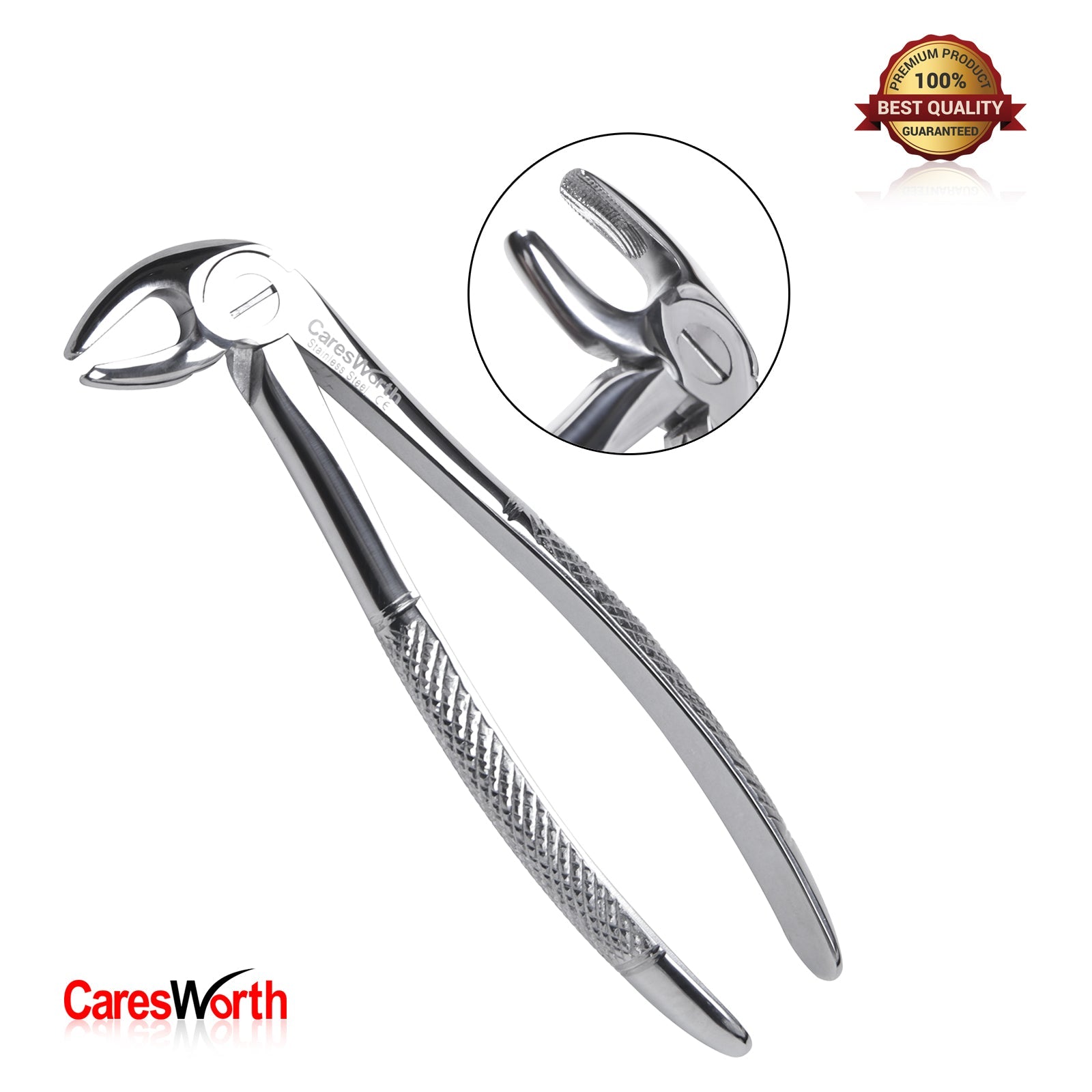 Dental Tooth Extracting Forceps Fig. # 33 Used for Lower Roots, English pattern Professional Quality Made of High grade Surgical Stainless Steel