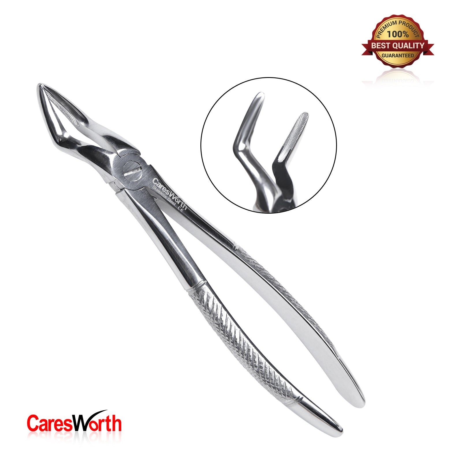 Dental Tooth Extracting Forceps Fig. # 51 Used for Upper Roots, English pattern Professional Quality Made of High grade Surgical Stainless Steel