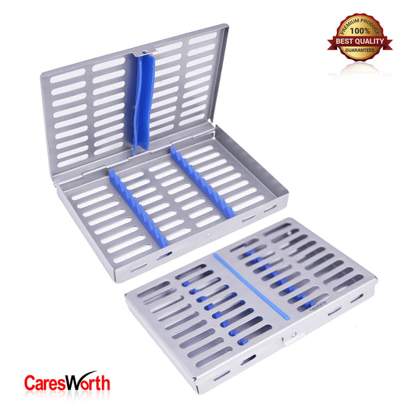 10 Pcs Autoclavable Sterilization Cassette Rack Tray