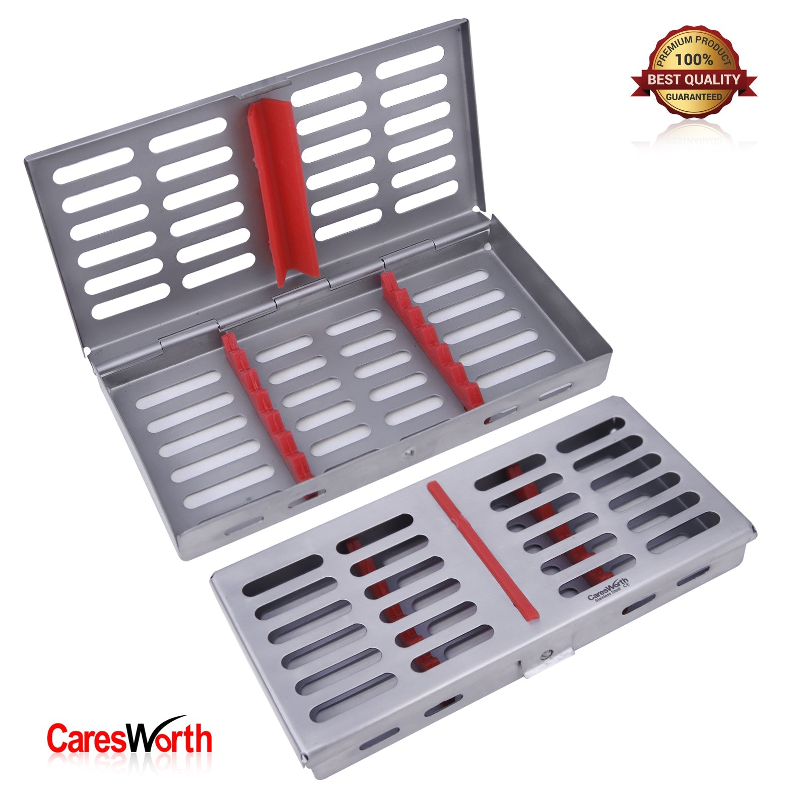 Sterilization Cassette Rack Tray for Dental Surgical Instruments Hold 7pcs Autoclaveable